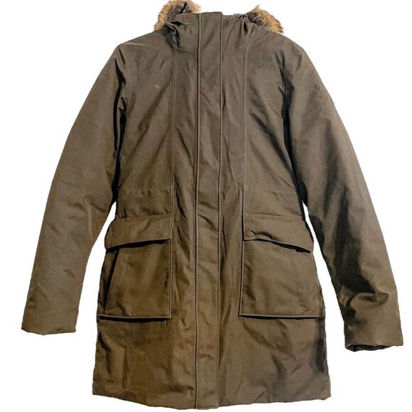 The North Face Parka Jacket Coat Dark Green S - Picture 6 of 13